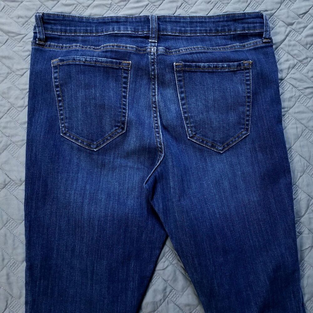 Gap Jeans Womens 12/31 Blue Slim Fit Legging Dark Wash American Denim - Picture 10 of 11